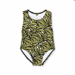 Stella McCartney Kids Yellow and Black Swimsuit